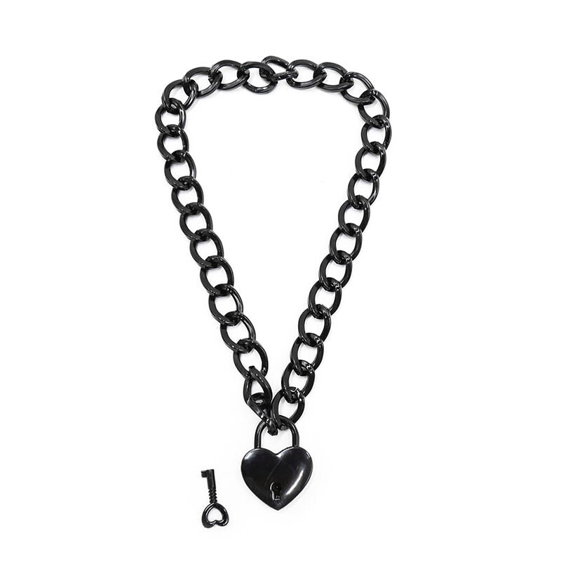 Ohmama Fetish - Stainless Steel Necklace With Lock