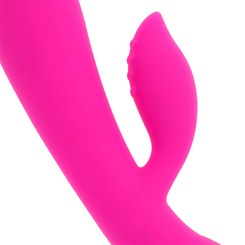 Ohmama Vibrators-  Vibrator Reîncărcabil Cu Rabbit 10 Moduri De Vibrație 19 Cm