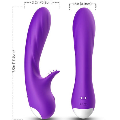 Armony Vibrators- Vibrator Romantism Cu Stimulator Violet