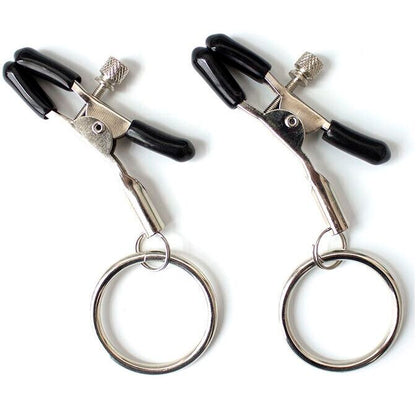 Ohmama Fetish - Metal Nipple Clamps with Nickel Free Rings