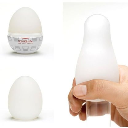 Tenga Egg Sphere Egg Stroker - Masturbator With Large Spheres, Own Ribs, Stretchable Material, Customizable Sizes