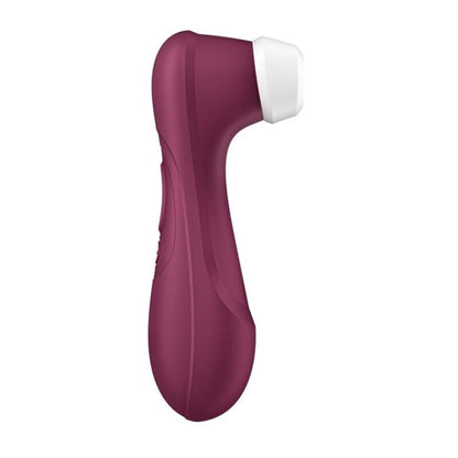 Satisfyer Air Pulse - Pro 2 Generation 3 Vibrating Clitoris Stimulator, Soft Silicone, Water Resistant, Wine Red