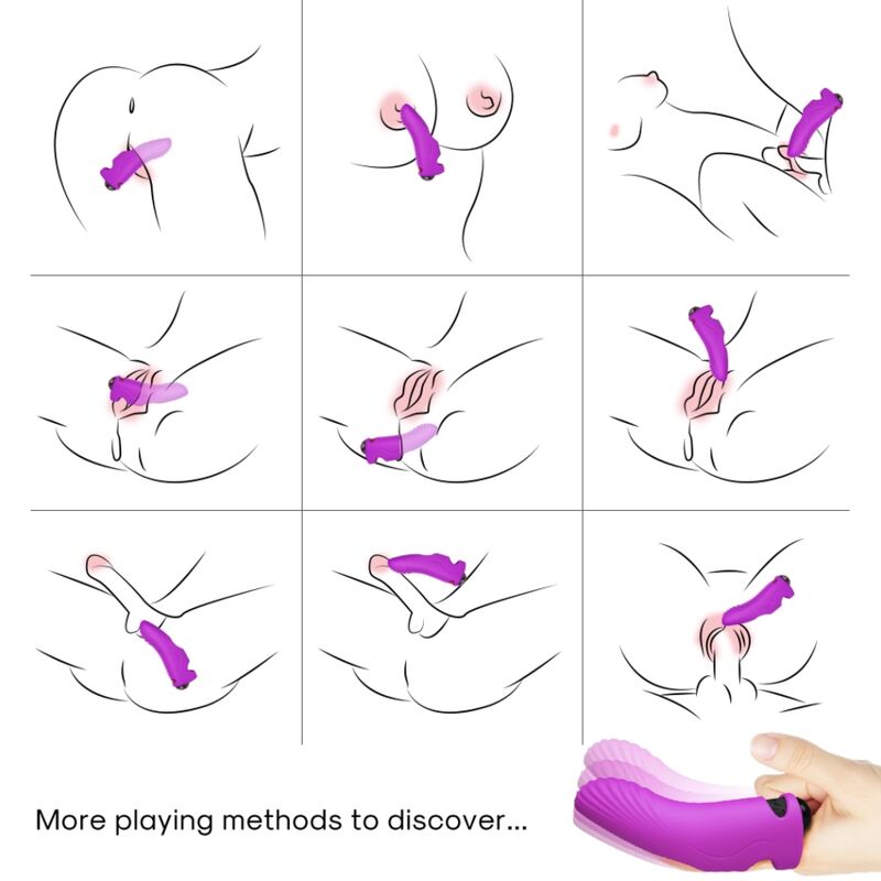 Armony Vibrators- Aurora Vibrator Deget Violet