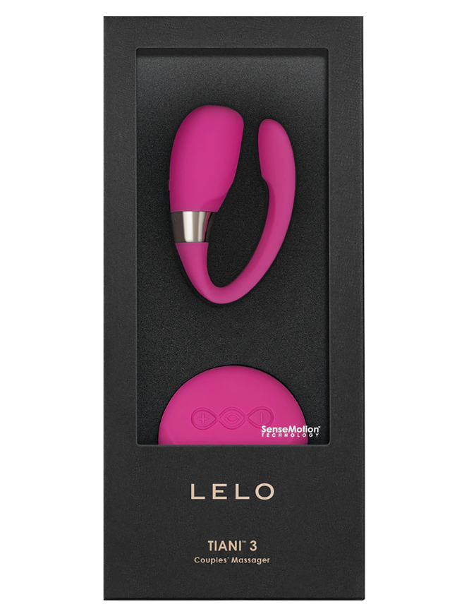 Lelo Tiani 3 Cherise - Couples Massager with Remote Control and Powerful Vibrations