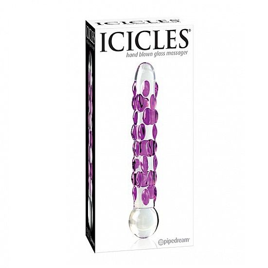 Icicles Number 07 Hand Blown Glass Massage