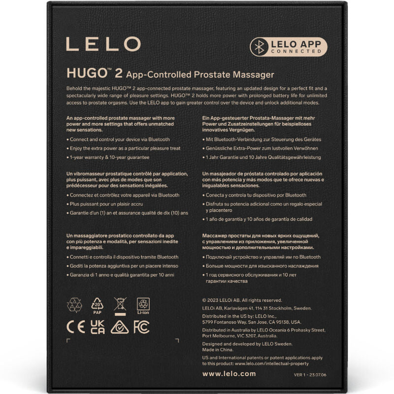 Lelo- Hugo 2 Masor De Prostată Verde