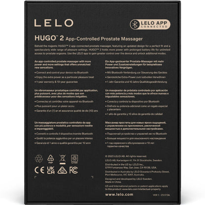 Lelo- Hugo 2 Masor De Prostată Verde