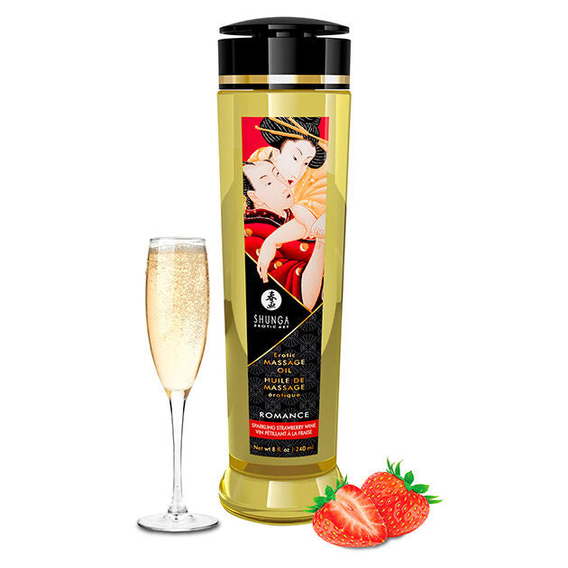 Shunga Oils - Romantic Cava Pearls Erotic Massage Oil 240 ml