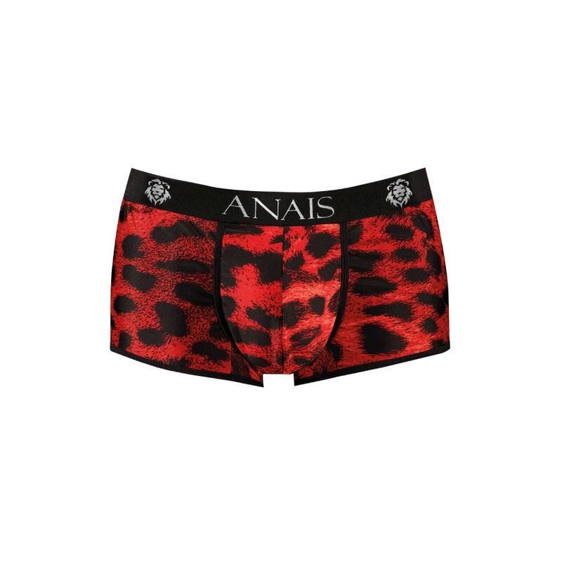 Anais Men - Savage Boxers Red S, Soft Microfiber with Animal Print