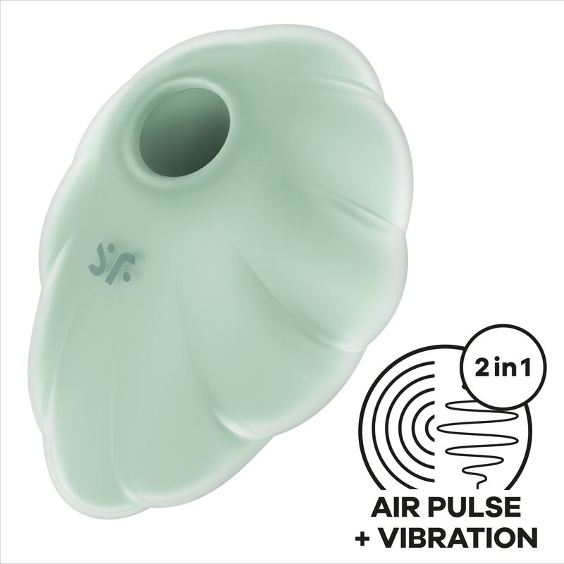 Satisfyer Air Pulse- Vibrator Cu Puls De Aer Verde Cloud Dancer