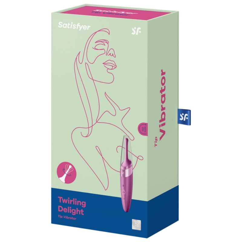 Satisfyer Vibrator- Twirling Delight Clitoris Vârf Vibrator Violet