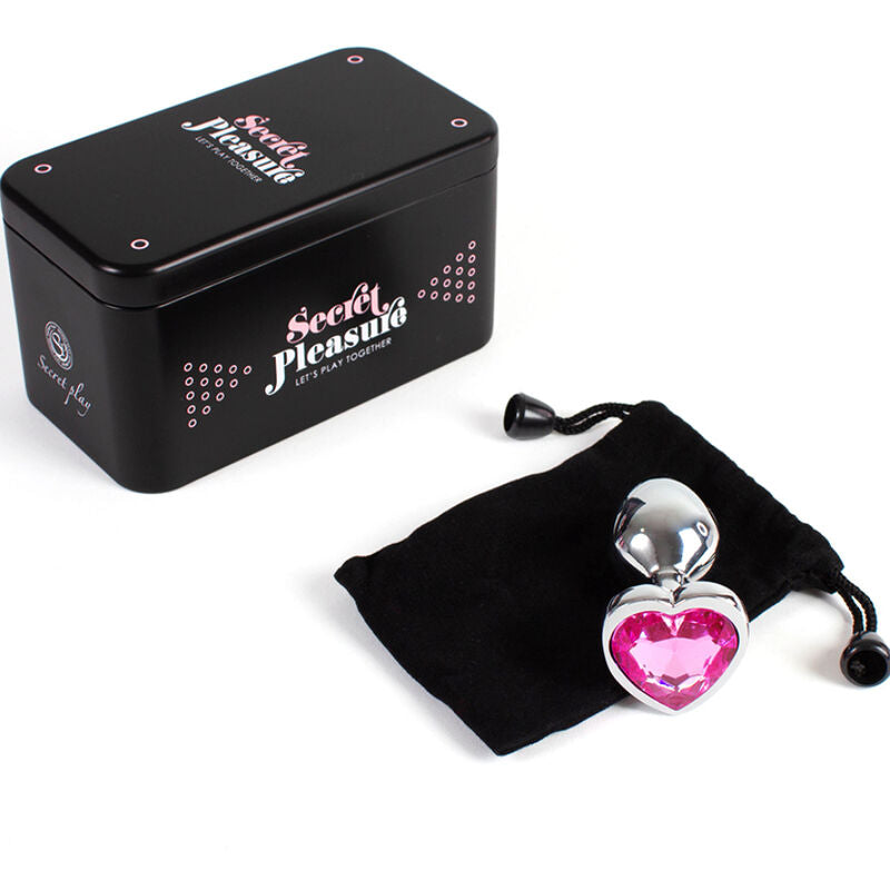 Secretplay Toys-Secret Play   Dop Anal Metalic Fuchsia  Small Size 7 Cm