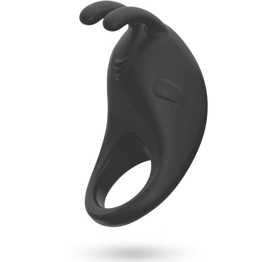 Moressa Brad Premium - Black Silicone Rechargeable Vibrator Ring