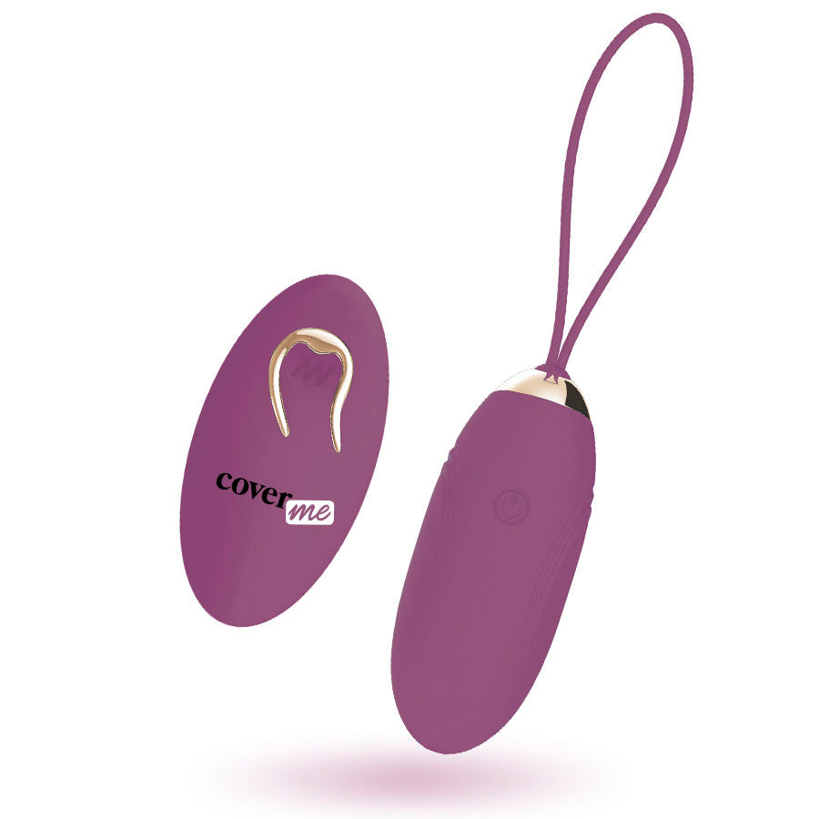 Coverme - Lapi Lilac Egg With Remote Control, Rechargeable Vibrator, 12 Vibration Modes, Soft Silicone, Made in Germany, Compact and Lightweight