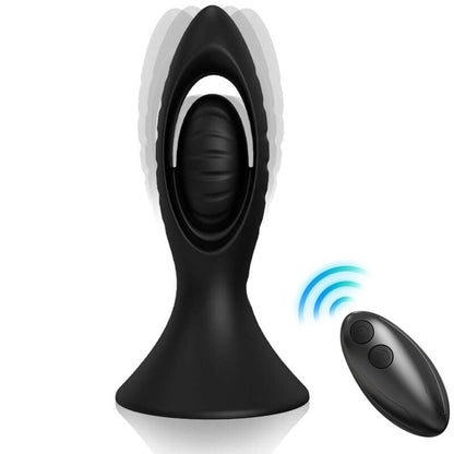 Armony Anal- Vibrator & Plug Anal Silicon Negru