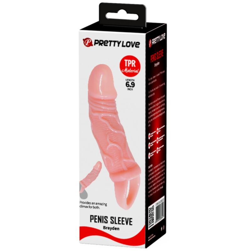 Baile For Him - Silicone Penis Sleeve with Strap 13.5 cm for Extended Pleasure