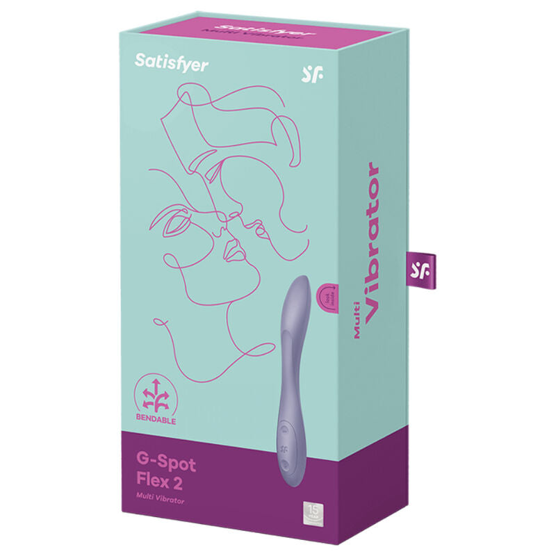 Satisfyer Vibrator- Gspot Flex 2 Multi Vibrator Violet