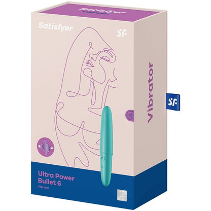 Satisfyer Vibrator- Ultra Power Bullet 6 Turquoise