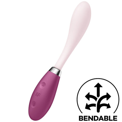 Satisfyer Vibrator- Gspot Flex 3 Multi Vibrator Roșu