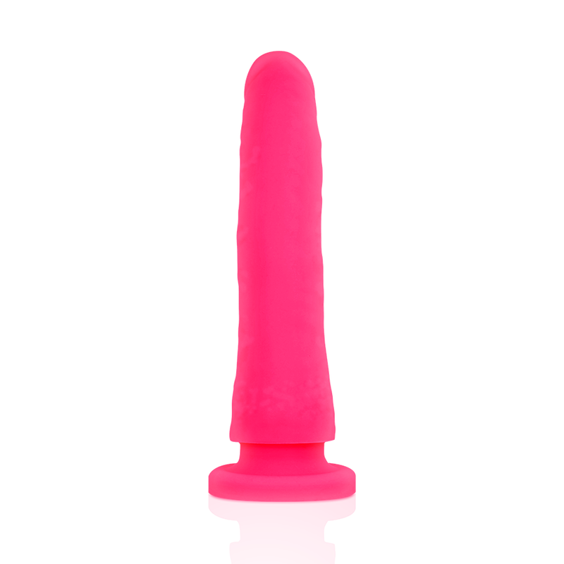 Deltaclub-  Jucării Harnașament + Dildo Roz Silicon 17 X 3 Cm