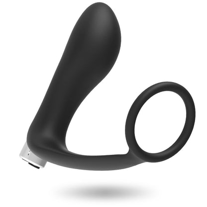 Addicted Toys Rechargeable Prostate Vibrator Model 1 - Black, 10 Vibration Modes, 100% Medical Silicone