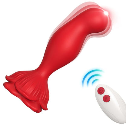 Armony Anal- Vibrator Roz Și Plug Anal Cu Telecomandă Roșu