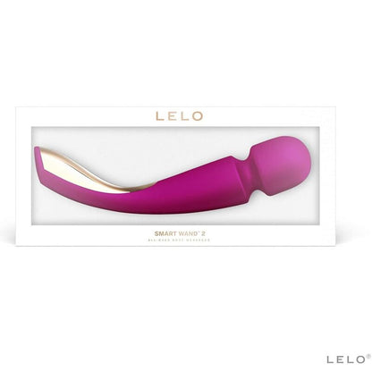 Lelo - Smart Wand Massager 2 Medium Sizes Deep Rose, Waterproof, With 10 Massage Patterns