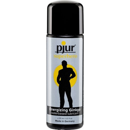 Pjur Superhero Lubricant with Ginkgo for Revitalization and Stimulation, 30 ml