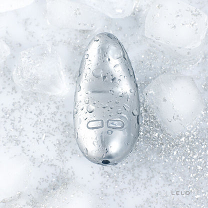 Lelo Yva Silver Vibrator, Luxury Stainless Steel Vibrator, 5 Stimulation Modes, Resistant to Various Temperatures