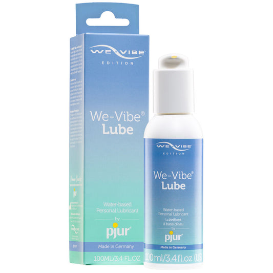 We-Vibe by Pjur - Water-Based Lubricant, 100 ml, Ideal for Intimate Sexual Activity, Recommended for We-Vibe Products