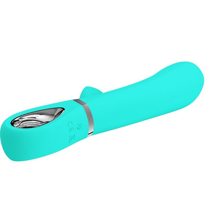 Pretty Love Flirtation- Thomas Multifuncțional G Spot Vibrator Verde Aqua