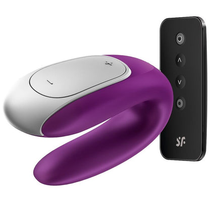 Satisfyer Connect- Vibrator Dublu Partener De Distracție  Violet