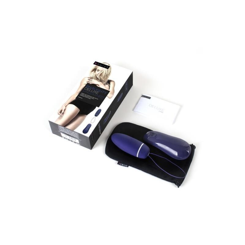 B Swish - Bnaughty Deluxe Unleashed Midnight Blue, Wireless Bullet, 6 Functions, Water Resistant