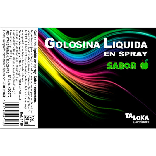 Taloka-  Spray Lichid Pentru Bomboane De Mere