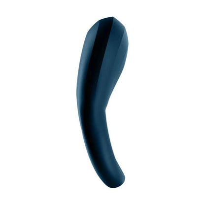 Satisfyer Epic Duo - Penis and Testicle Vibrator Ring, 12 Programs, Water Resistant, Body-Friendly Silicone, Blue