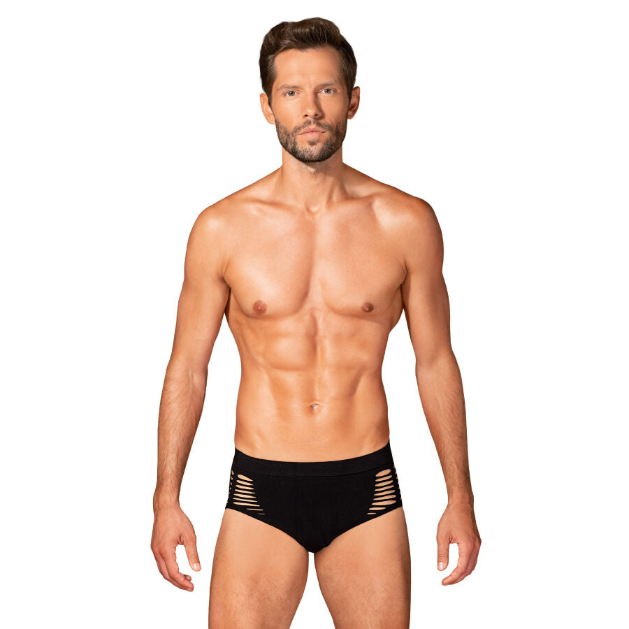 Obsessive Men - M101 Briefs - Black - S/M/L - Men's Underwear