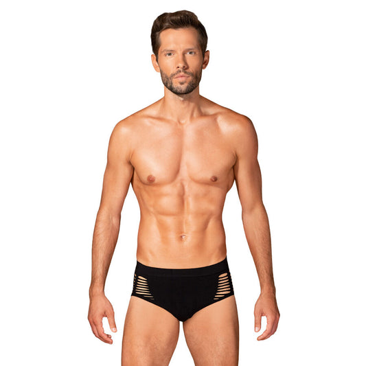 Obsessive Men - M101 Briefs - Black - S/M/L - Men's Underwear