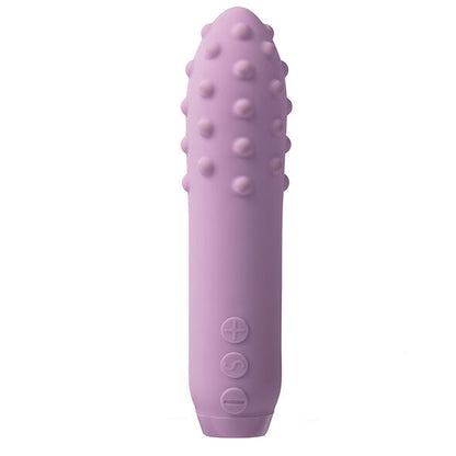 Je Joue - Duet Bullet Lilac, Compact Vibrator with Multiple Surfaces, 5 Speeds and 7 Patterns, Waterproof, USB Rechargeable, Dimensions: 115mm x 28.5mm x 28.5mm