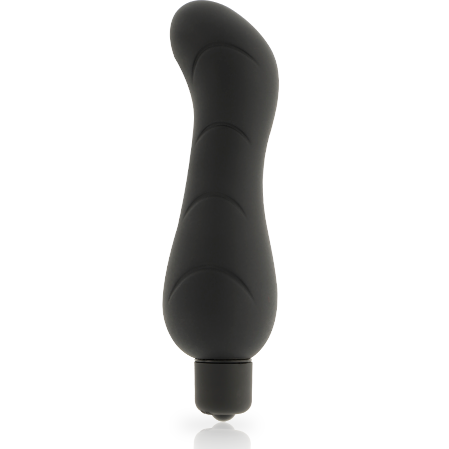 Dolce Vita - Black Silicone G-Spot Vibrator, Hygienic Material, Soft Texture, Water Resistant