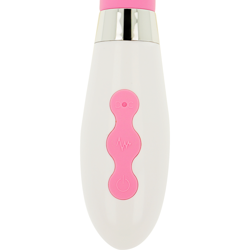 Ohmama - Rechargeable Clitoris Stimulator 10 Vibration Modes, Circular Silicone Tip, Material Silicone, PVC and ABS, Dimensions 20 x 3.5 cm