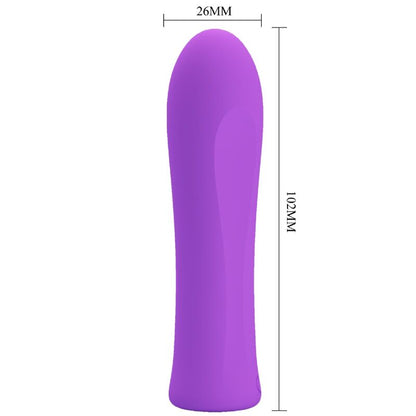 Pretty Love Flirtation- Alfreda Super Power Vibrator Aqua Violet