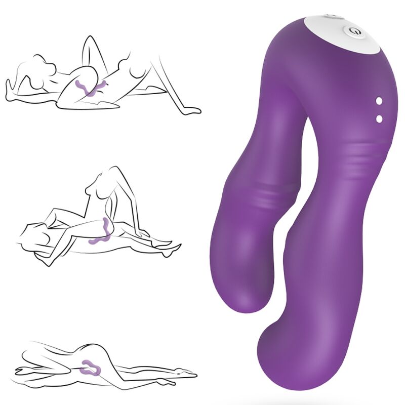 Armony Vibrators- Seraph Vibrator Dublu Control De La Distanță Violet