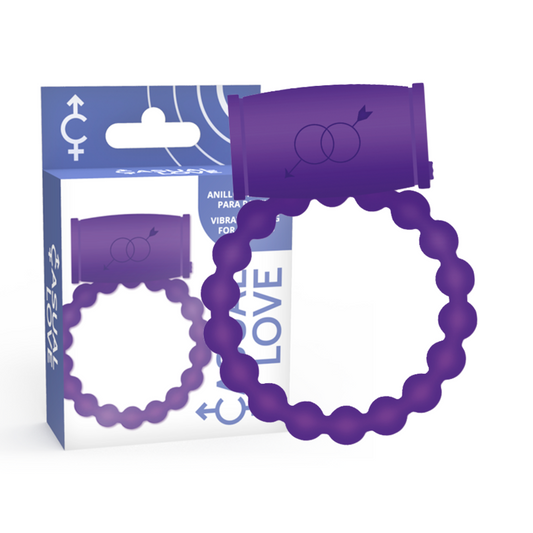 Casual Love - Clitoris and Vaginal Stimulator Ring, Quality Silicone, Flexible, Purple