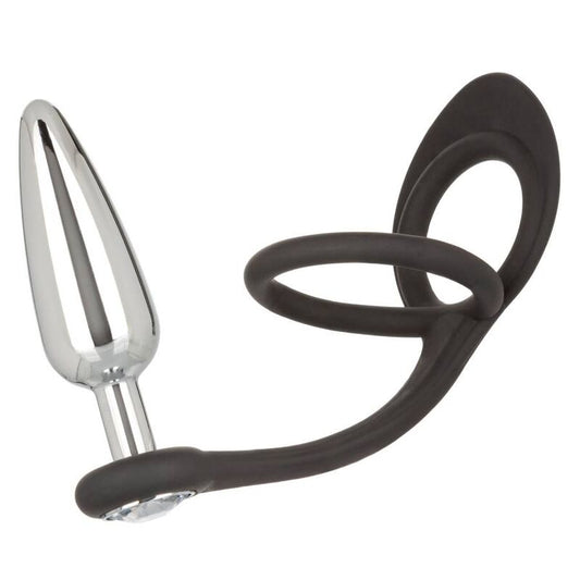 California Exotics Star Fucker Slim Anal Plug - Slim Elegance and Metallic Pleasure