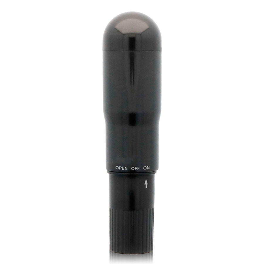 Glossy - Black Pocket Vibrator, RPM 17,500, Dimensions 107 x 25 mm, Water Resistant, Glossy