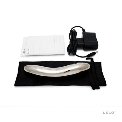 Lelo - Inez Silver Vibrator, Stainless Steel, 5 Stimulation Modes, Rechargeable