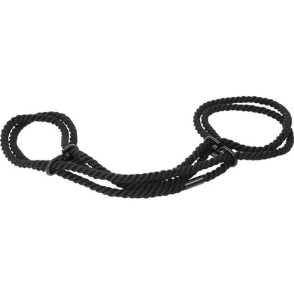 Darkness Bondage - 100% Cotton Rope Handcuffs or Ankle Cuffs, Soft and Safe BDSM Accessory, Size: 160 x 2.5 cm