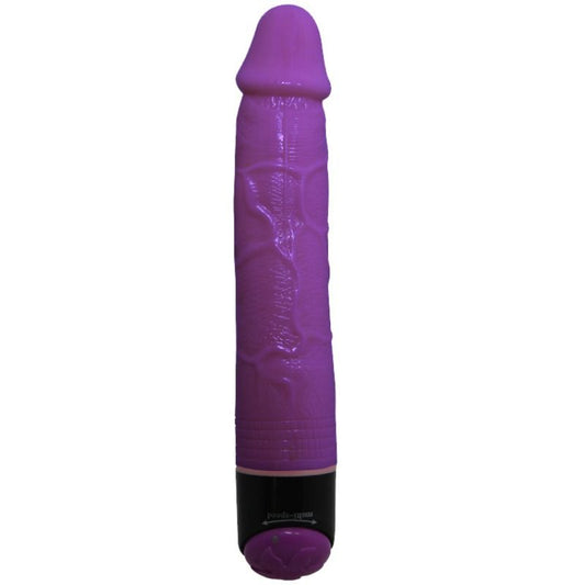 Baile Vibrators - Colorful Sex Realistic Sex Vibrator Purple 23cm, Realistic, Colorful, Multiple Speed, TPR and ABS Material, Smooth, Measurements 23.3 x 3.8cm, 2AA Batteries