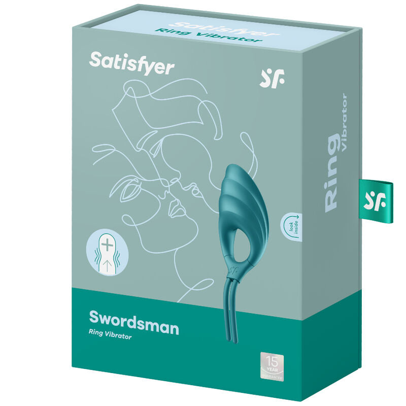 Satisfyer Ring- Swordsman Inel Vibrator Verde