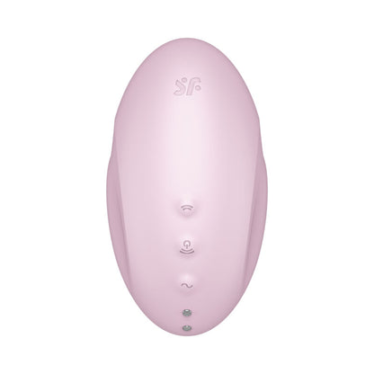 Satisfyer Air Pulse - Vulva Lover 3 Air Pulse Stimulator and Vibrator - Pink, Soft Silicone, Water Resistant (IPX7)